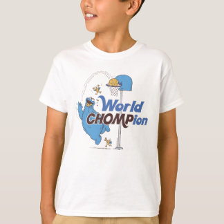 Cookie Monster | Shooting Basketball Hoops T-Shirt