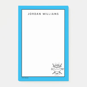 Cookie Monster Skate Logo - Skate, Eat, 24/7 Post-it Notes