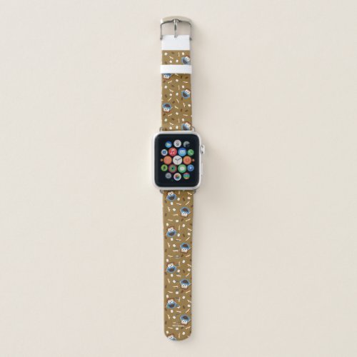 Cookie Monster Smores Pattern Apple Watch Band