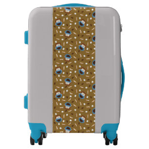 Cookie Monster S'mores Pattern Luggage