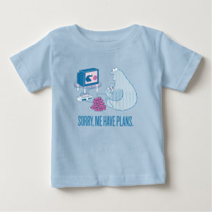 Cookie Monster   Sorry, Me Have Plans Baby T-Shirt