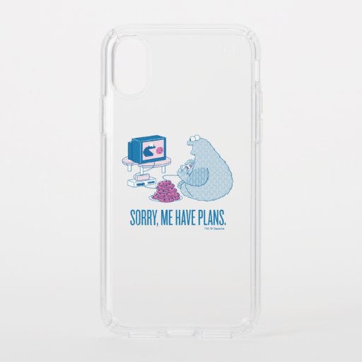 Cookie Monster | Sorry, Me Have Plans Speck iPhone X Case