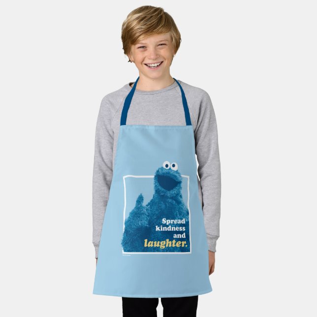 Cookie Monster | Spread Kindness and Laughter Apron (Worn)