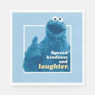Cookie Monster Spread Kindness and Laughter Napkins