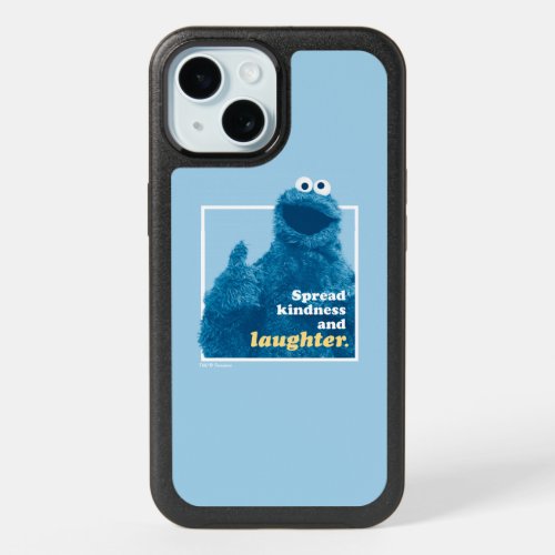 Cookie Monster  Spread Kindness and Laughter iPhone 15 Case