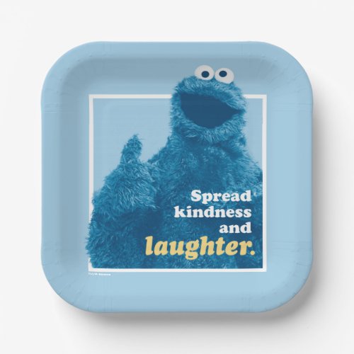 Cookie Monster  Spread Kindness and Laughter Paper Plates