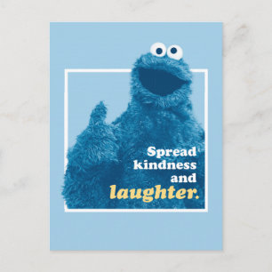 Cookie Monster Spread Kindness and Laughter Postcard