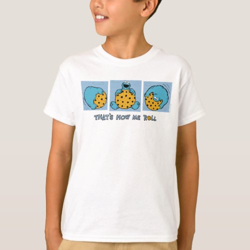 Cookie Monster  Thats How Me Roll T_Shirt