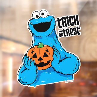 Cookie Monster - Trick Or Treat Window Cling