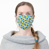 Cookie Monster | Tropical Pattern Adult Cloth Face Mask