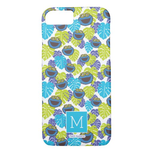 Cookie Monster | Tropical Pattern iPhone 8/7 Case