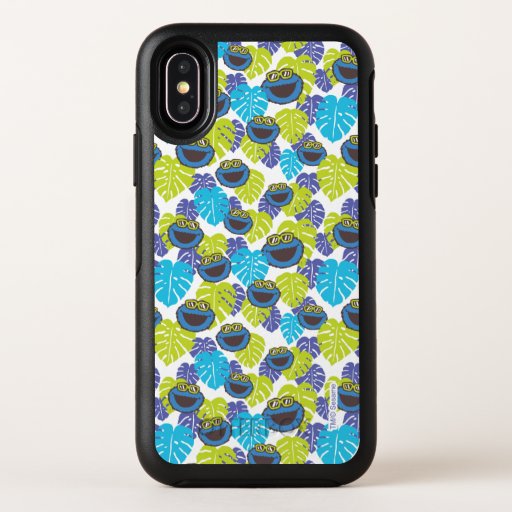 Cookie Monster | Tropical Pattern OtterBox Symmetry iPhone X Case