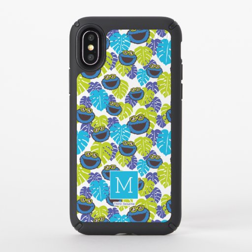 Cookie Monster | Tropical Pattern Speck iPhone X Case