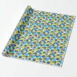 Cookie Monster | Tropical Pattern Wrapping Paper