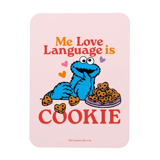 Cookie Monster | Valentine's Day Quote Magnet (Vertical)