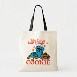Cookie Monster Valentine's Day Quote Tote Bag