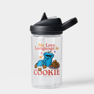 Cookie Monster   Valentine's Day Quote Water Bottle