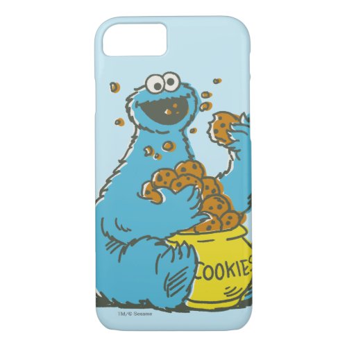 Cookie Monster Vintage iPhone 87 Case