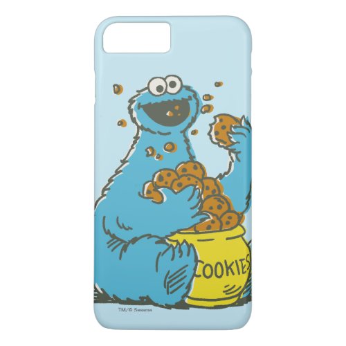 Cookie Monster Vintage iPhone 8 Plus7 Plus Case