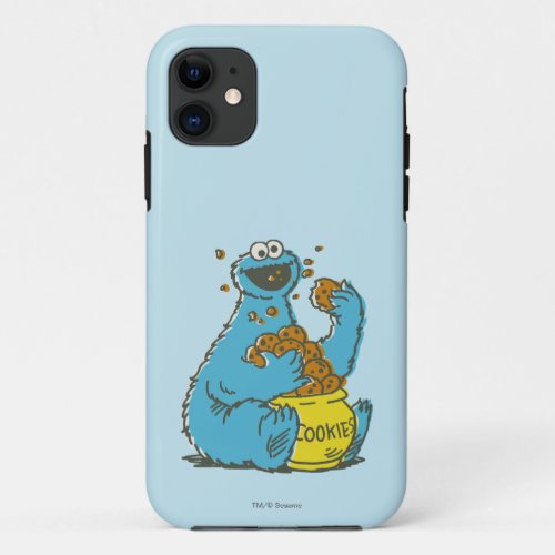 Cookie Monster Vintage iPhone 11 Case