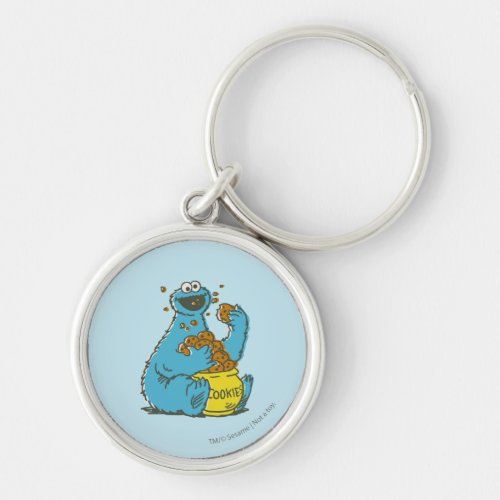 Cookie Monster Vintage Keychain