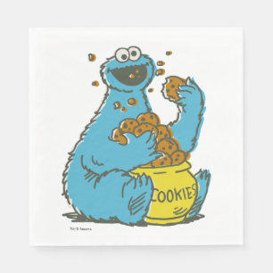 Cookie Monster Vintage Napkins