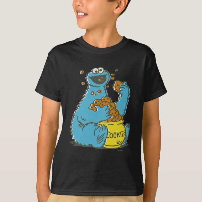 Cookie Monster Vintage T-Shirt (Front)