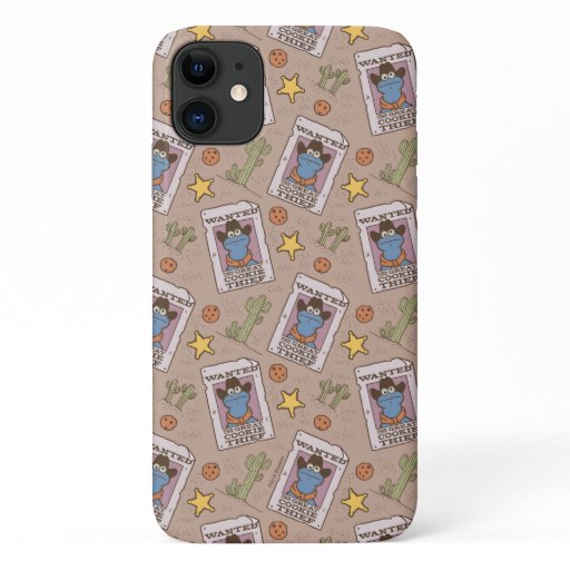 Cookie Monster Wanted Pattern iPhone 11 Case