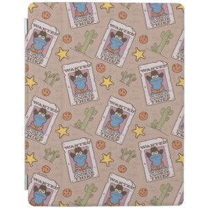 Cookie Monster Wanted Pattern iPad Smart Cover