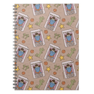 Cookie Monster Wanted Pattern Notebook