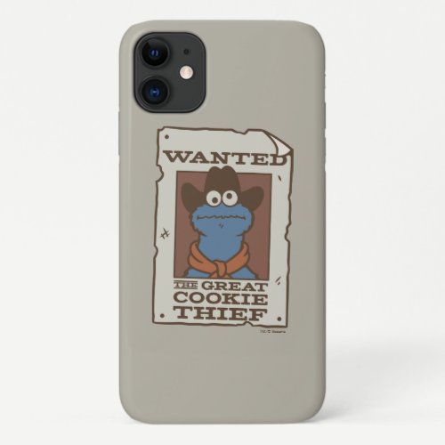 Cookie Monster | Wanted Poster iPhone 11 Case