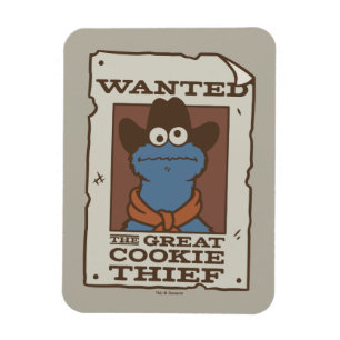 Cookie Monster   Wanted Poster Magnet