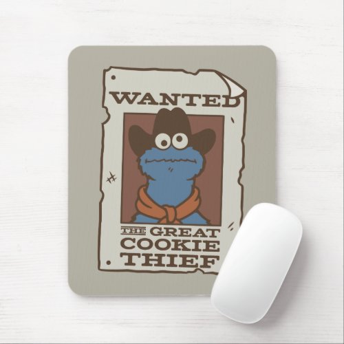 Cookie Monster  Wanted Poster Mouse Pad