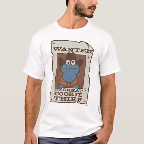 Cookie Monster  Wanted Poster T_Shirt