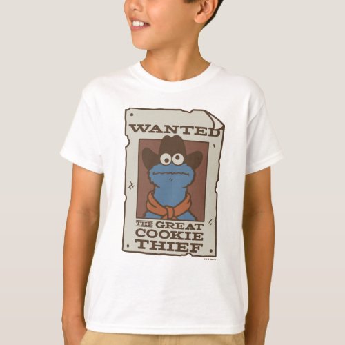 Cookie Monster  Wanted Poster T_Shirt