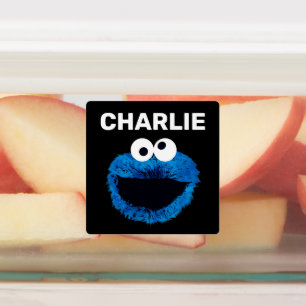 Cookie Monster Watercolor Trend Add Your Name Labels