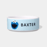 Cookie Monster | Watercolor Trend Bowl<br><div class="desc">Nom nom nom! Make mealtime stylish and fun with this unique personalized pet bowl. It features an artistic, watercolor-style graphic of Cookie Monster's cheerful face set against a soft light blue background. With a prominent space to customize the bowl with your pet's name, this durable and eye-catching bowl is perfect...</div>