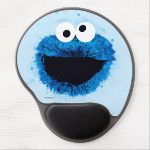 Cookie Monster Watercolor Trend Gel Mouse Pad