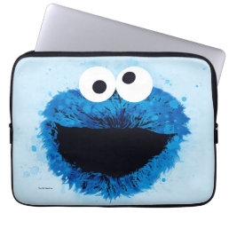 Cookie Monster | Watercolor Trend Laptop Sleeve