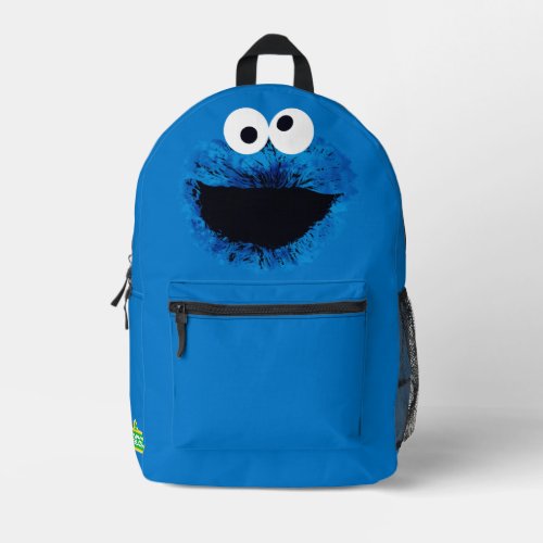 Cookie Monster  Watercolor Trend Printed Backpack