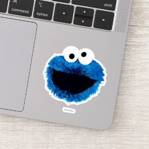 Cookie Monster   Watercolor Trend Sticker