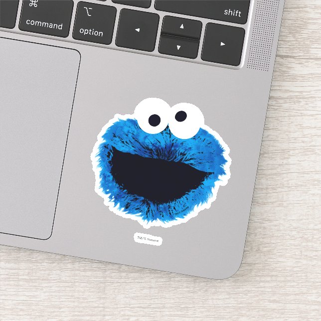 Cookie Monster | Watercolor Trend Sticker (Detail)