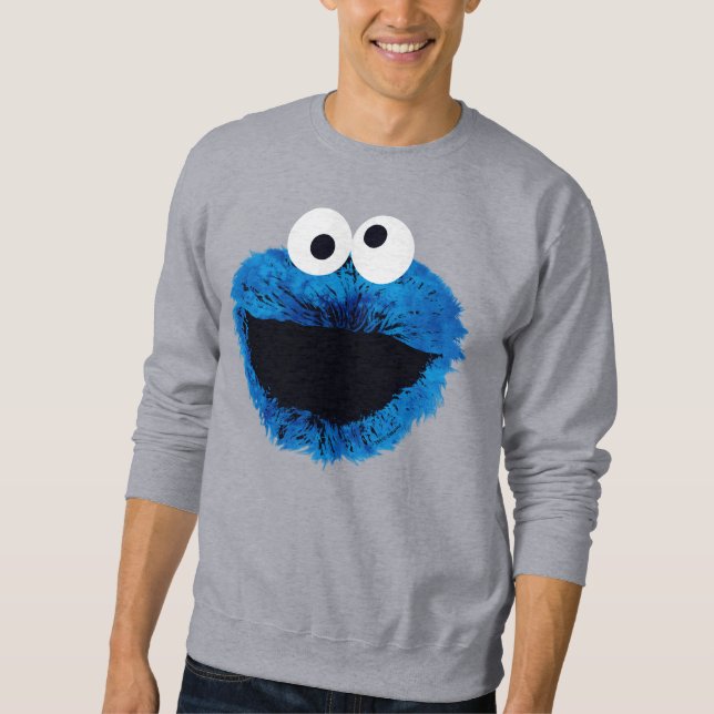 Cookie Monster | Watercolor Trend Sweatshirt (Front)