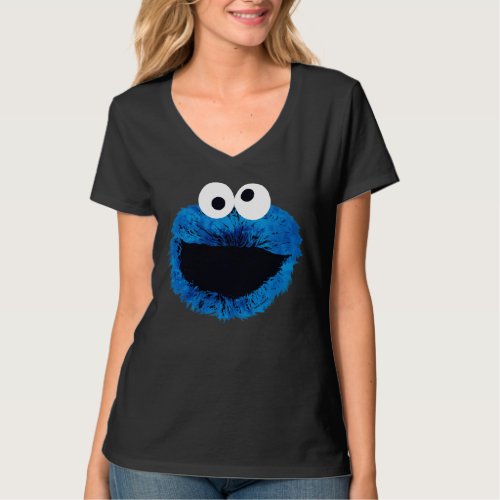 Cookie Monster  Watercolor Trend T_Shirt