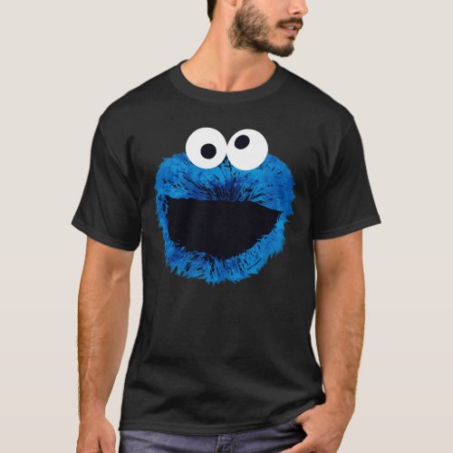 Cookie Monster  Watercolor Trend T_Shirt