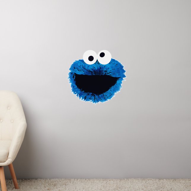 Cookie Monster | Watercolor Trend Wall Decal (Living Room 2)