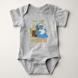 Cookie Monster | Will Hike For Cookies Baby Bodysuit