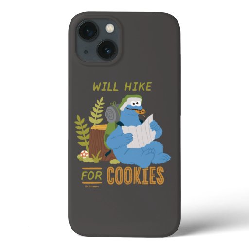 Cookie Monster | Will Hike For Cookies iPhone 13 Case