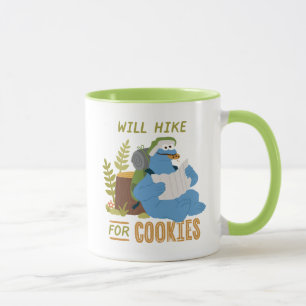 Cookie Monster   Will Hike For Cookies Mug