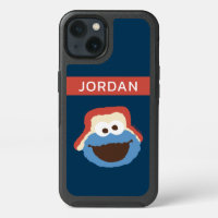 Cookie Monster Woodland Face | Add Your Name